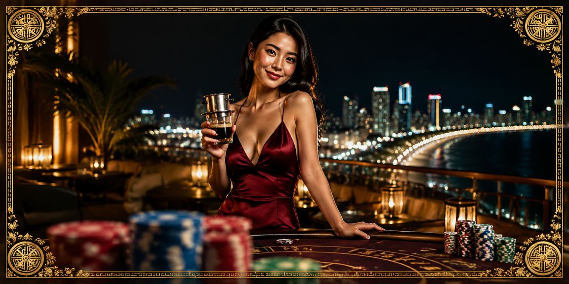 Người dùng thưởng thức cà phê và theo dõi kèo cược casino tại Đà Nẵng buổi sáng