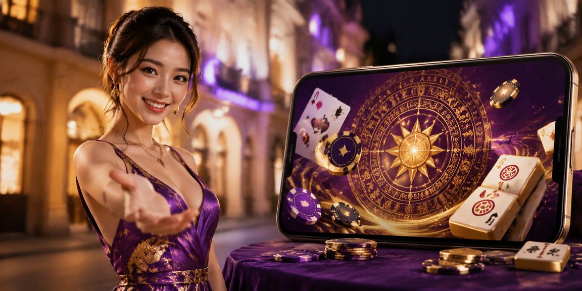 Người mẫu chơi bài tại casino Hà Nội với trang phục truyền thống Việt Nam